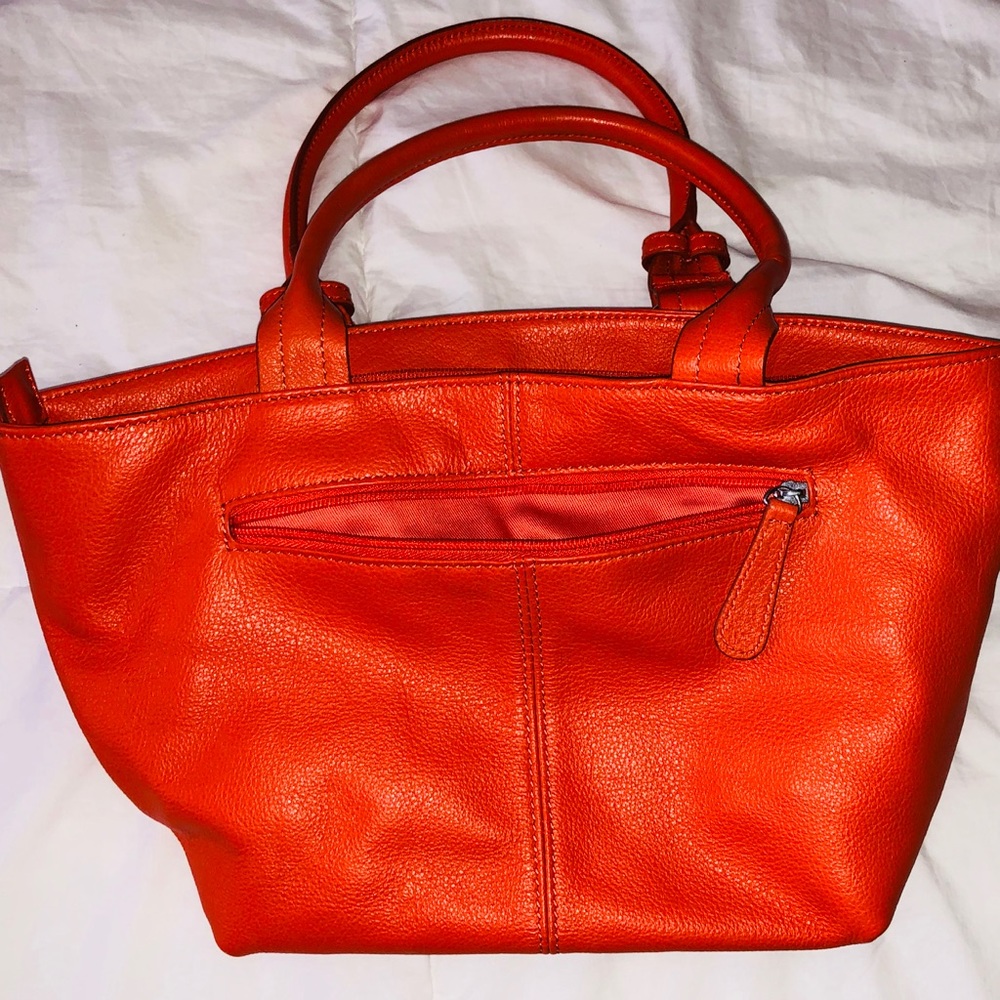 Orange Wilson’s Leather leather handbag